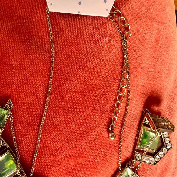 RETRO DECO OLD HOLLYWOOD RHINESTONE NECKLACE MODCLOTH NWOT - Picture 2 of 3